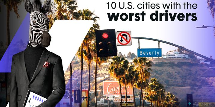 10 US Cities with the worst drivers