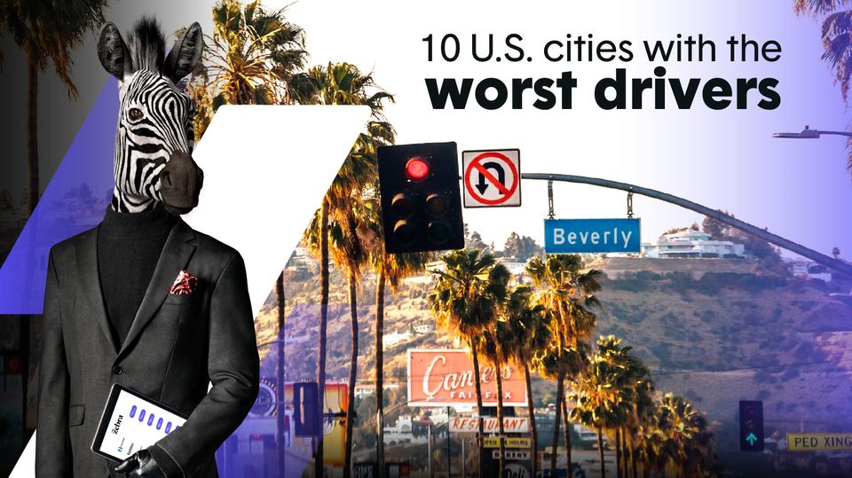 10 US Cities with the worst drivers