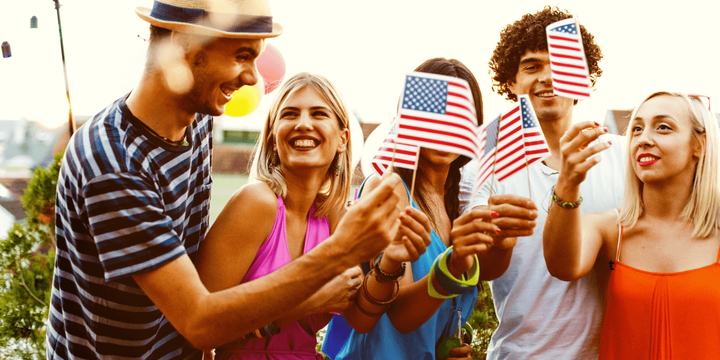 4th of july friends
