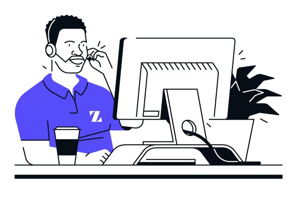 Friendly insurance agent at The Zebra