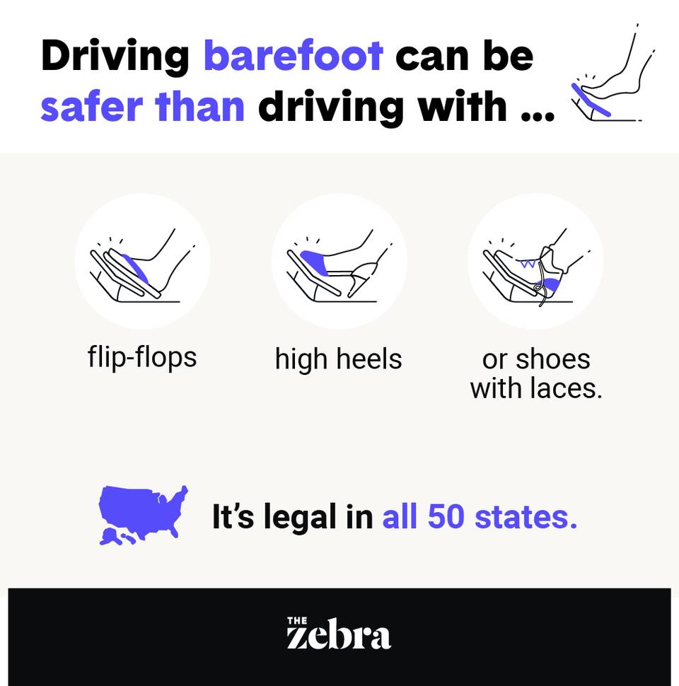Is Driving Barefoot Illegal in California?