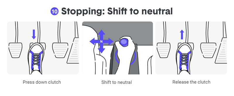 how to shift to neutral