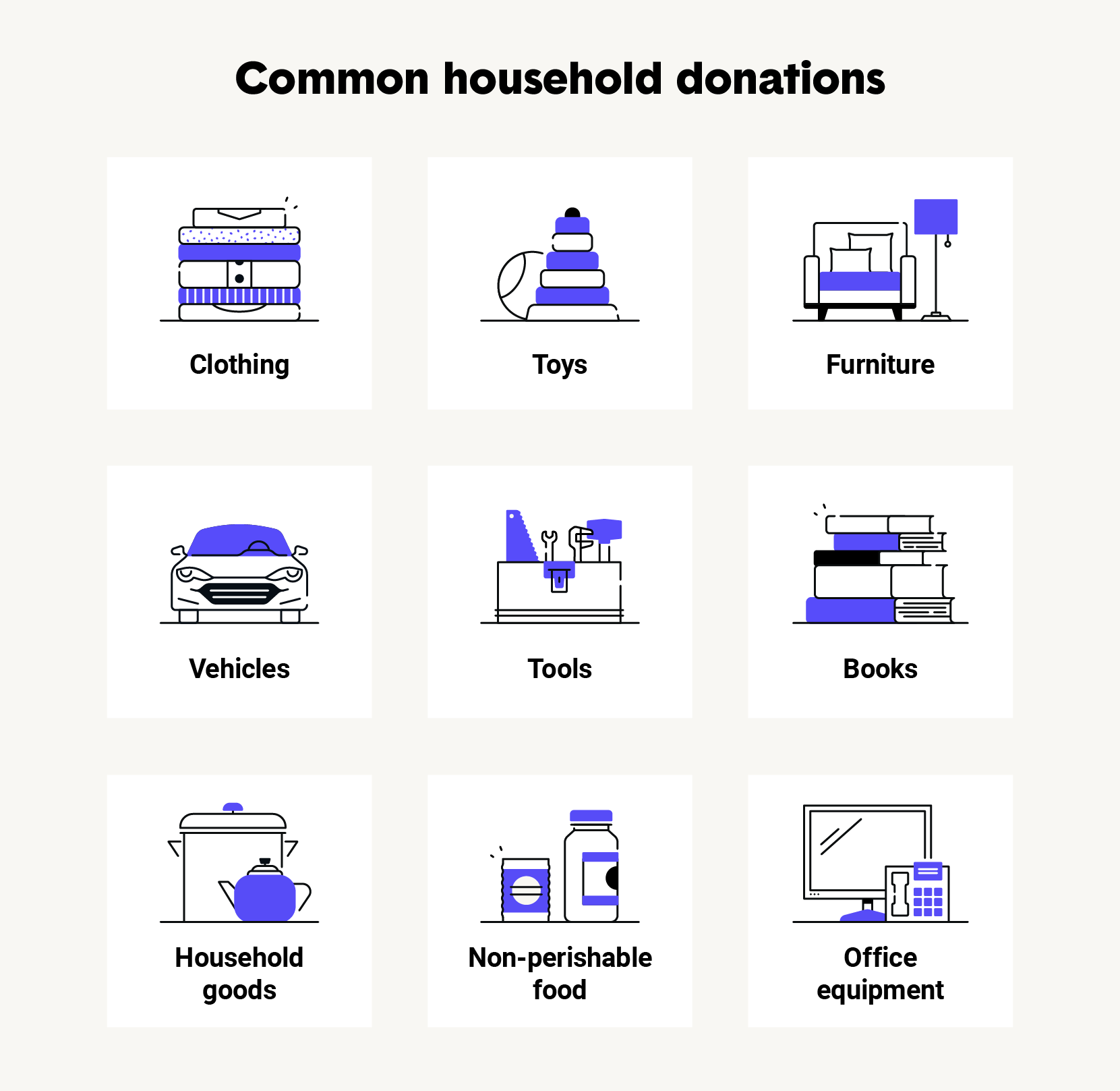 What are household goods? 
