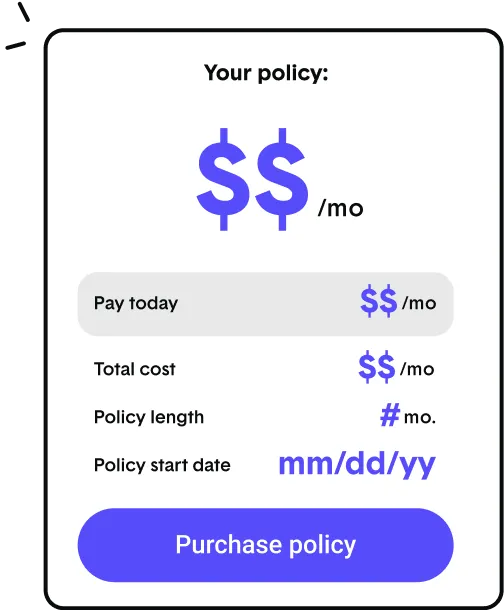 Step 3: Compare quotes and get a new policy