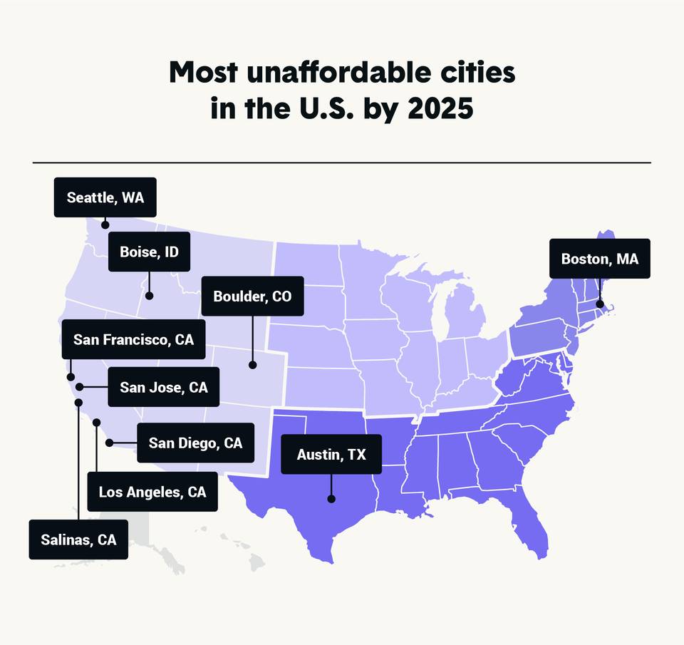 Where housing may unaffordable by 2025