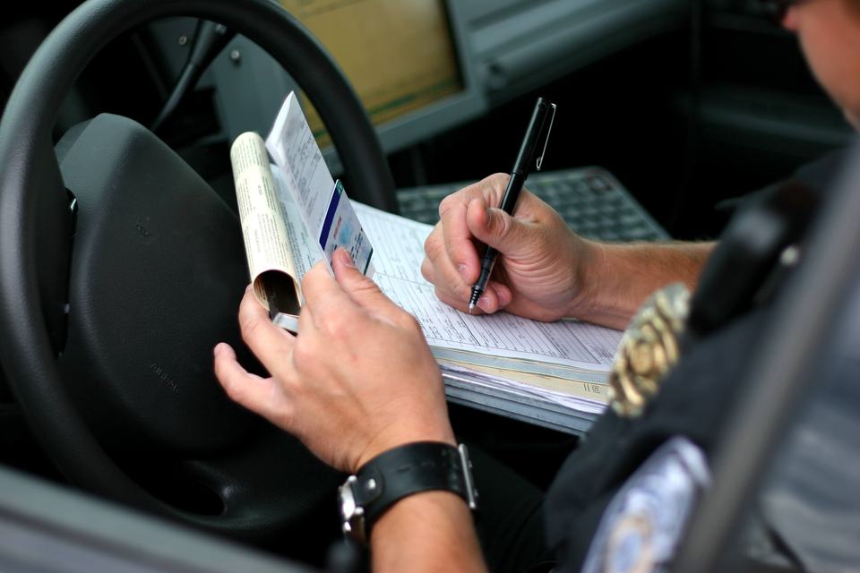 car insurance ticket