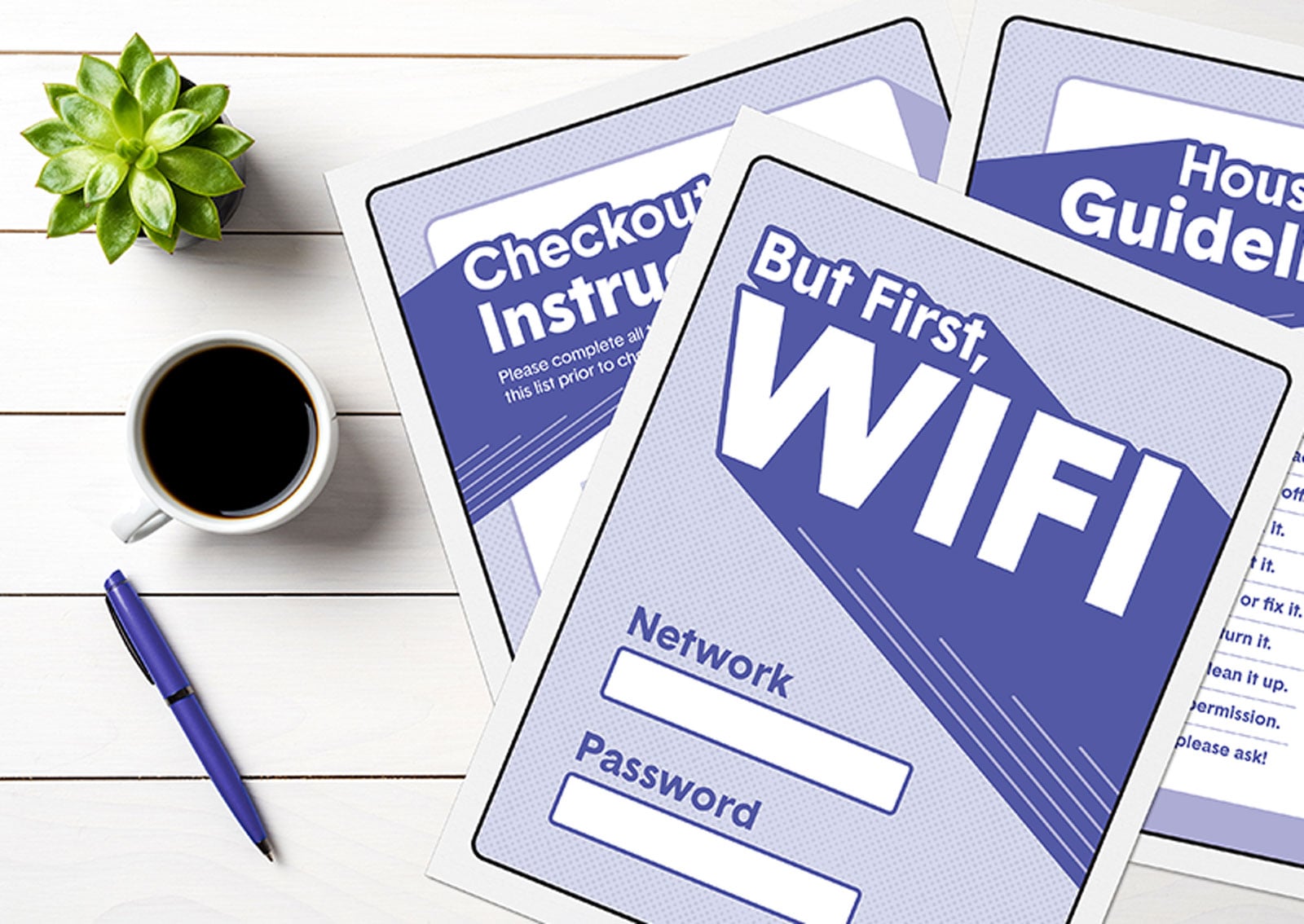 Interactive AirBnB Printables | The Zebra