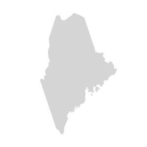 Map of Maine Car Insurance