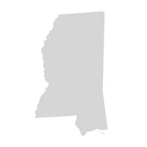 Map of Mississippi Car Insurance