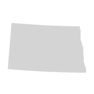 Map of North Dakota Car Insurance